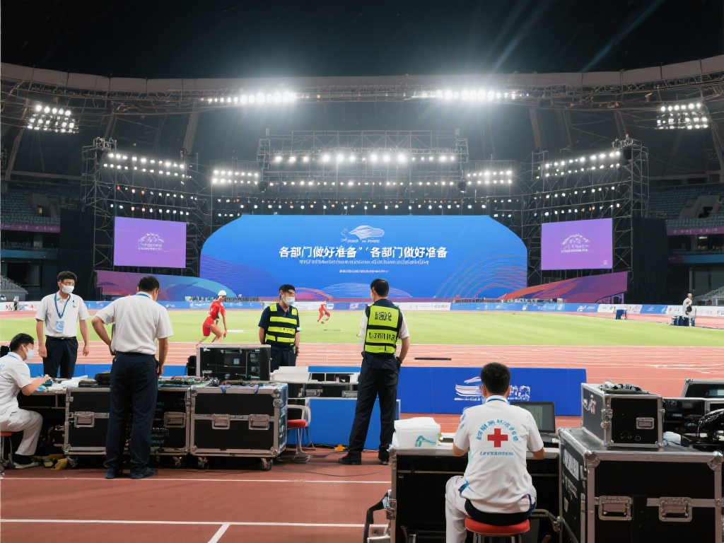 赛场待命！各部门迅速就位